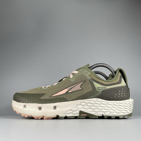 Altra Timp 4 Women’s Size 9 Green Trail Running Sneakers Hiking Shoes Athletic - Picture 1 of 9